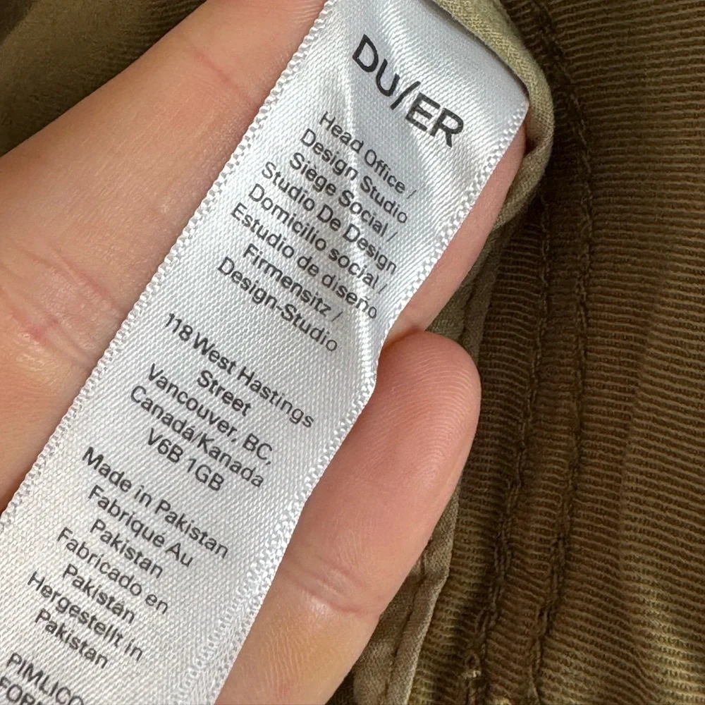 DUER Mens Khaki Pants 31x32
